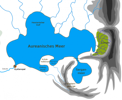 Karte des Aureanischen Meers
